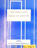 Seva-Seva UL CSA, Stationary Molt, Polishing Machine, Owners Instructions Manual 1973-UL_CSA-01